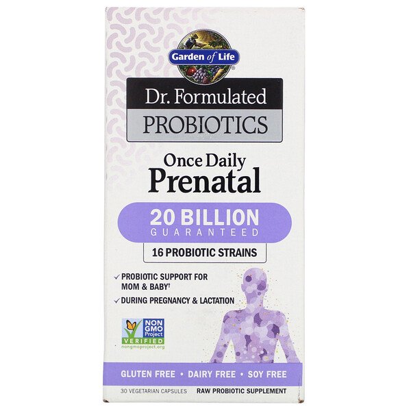Lợi khuẩn hữu cơ cho mẹ bầu Prenantal Probiotic Dr. Formulate Garden of life 30v