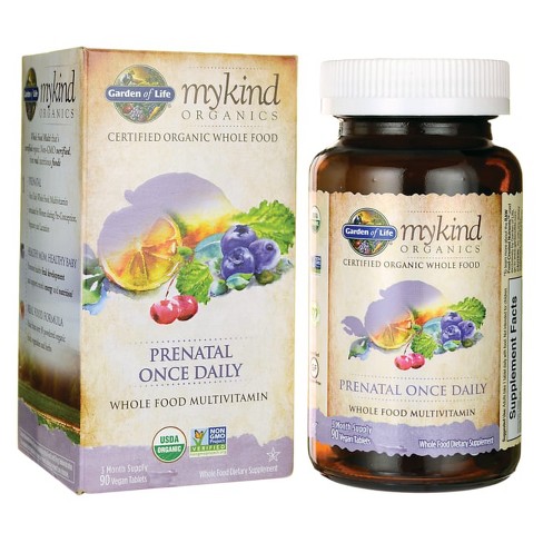 Prenantal tổng hợp hữu cơ Mykind organic cho bầu 90v và 108v