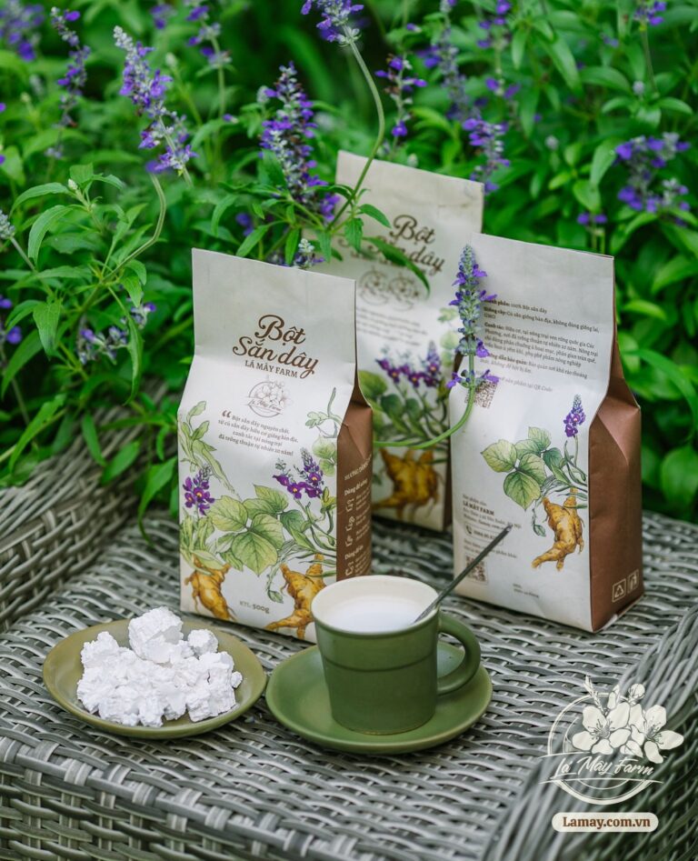 Bột sắn dây hữu cơ Lá Mây Farm