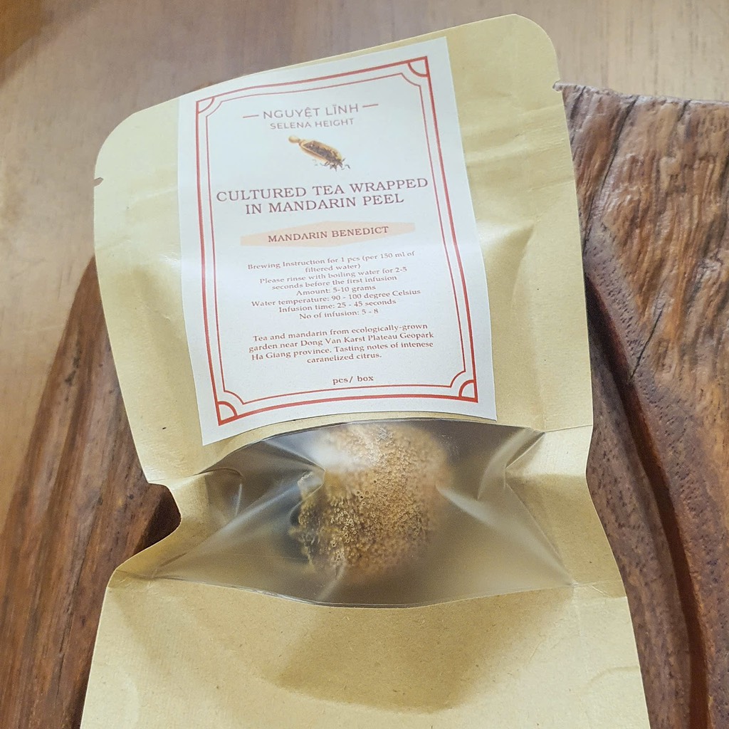 Trà lên men gói trong vỏ quýt rừng - Mandarin Benedict