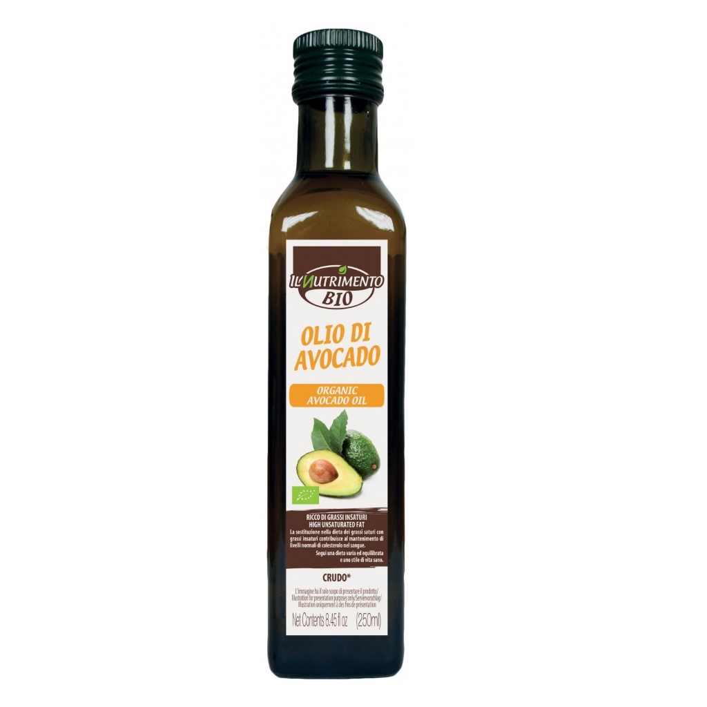 Dầu quả bơ hữu cơ ép thô 250ml IL Nutrimento Bio