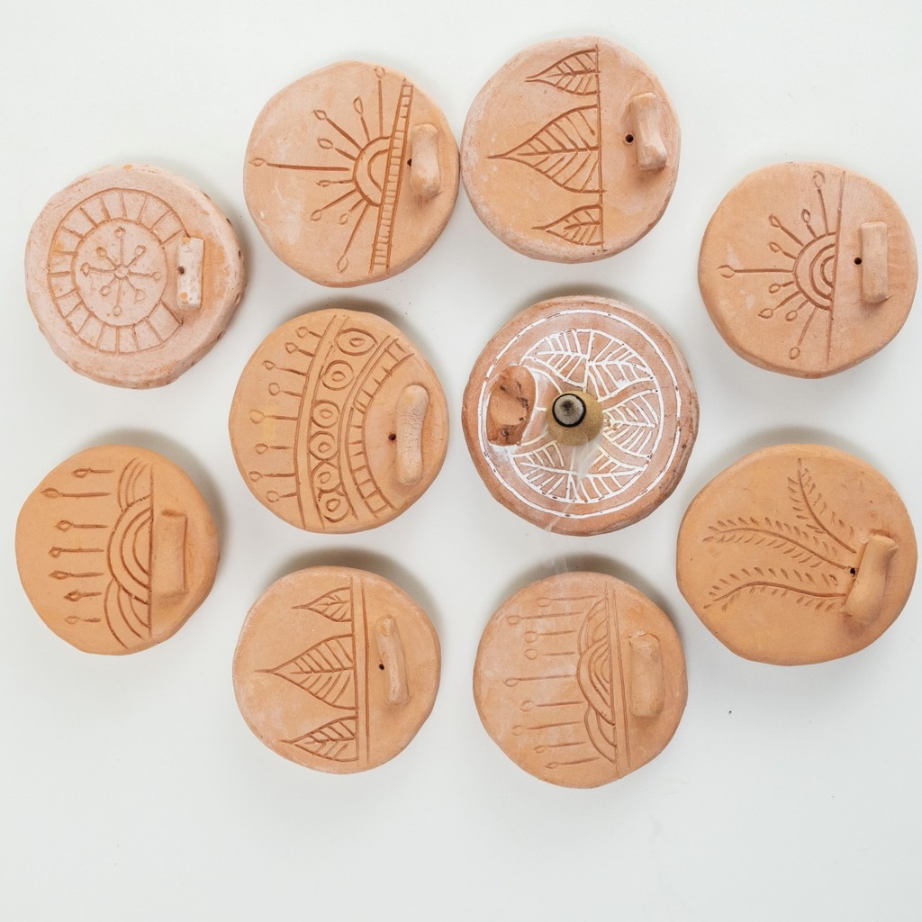 Khay xông trầm đất nung - Healiverse