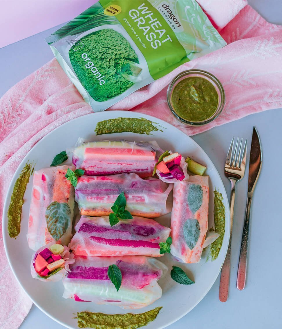 Bột cỏ lúa mì hữu cơ Wheat Grass Organic Dragon Supperfoods 150g