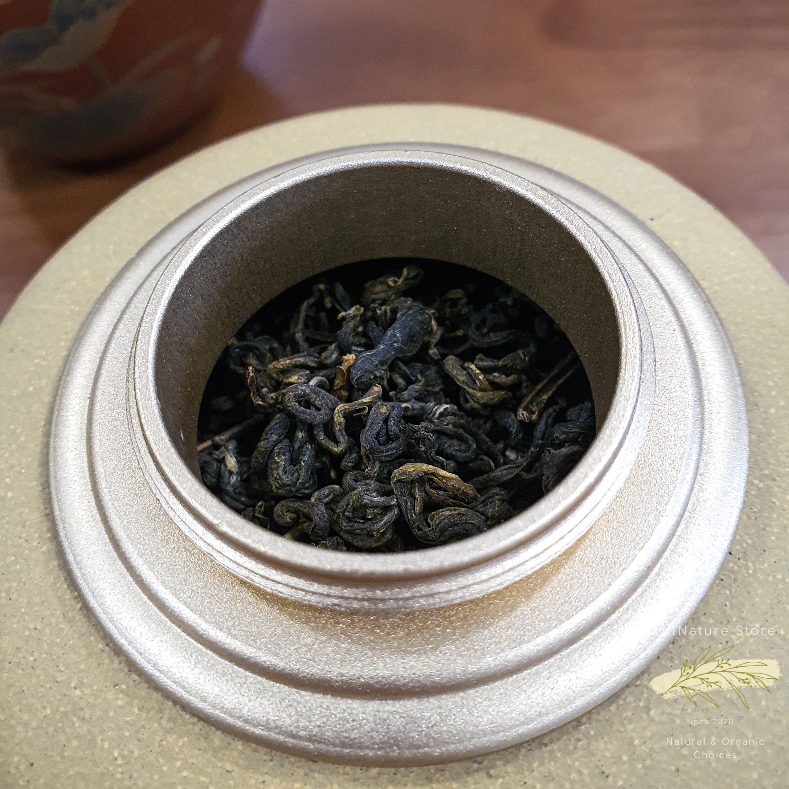 Trà Sen Bách Diệp - Trà xanh gạo sen Bắc Bộ (trữ trong hũ cao cấp Nghi Hưng)