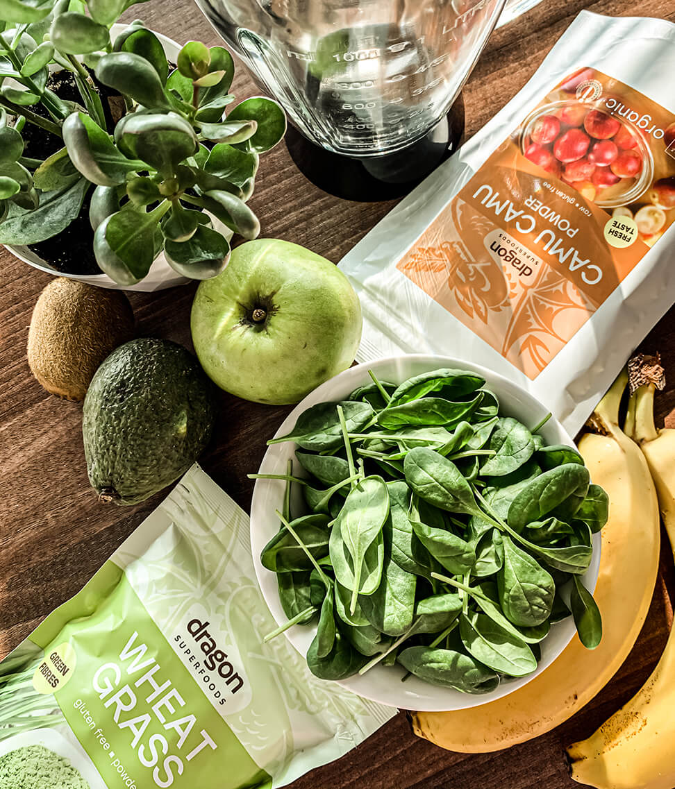 Bột cỏ lúa mì hữu cơ Wheat Grass Organic Dragon Supperfoods 150g