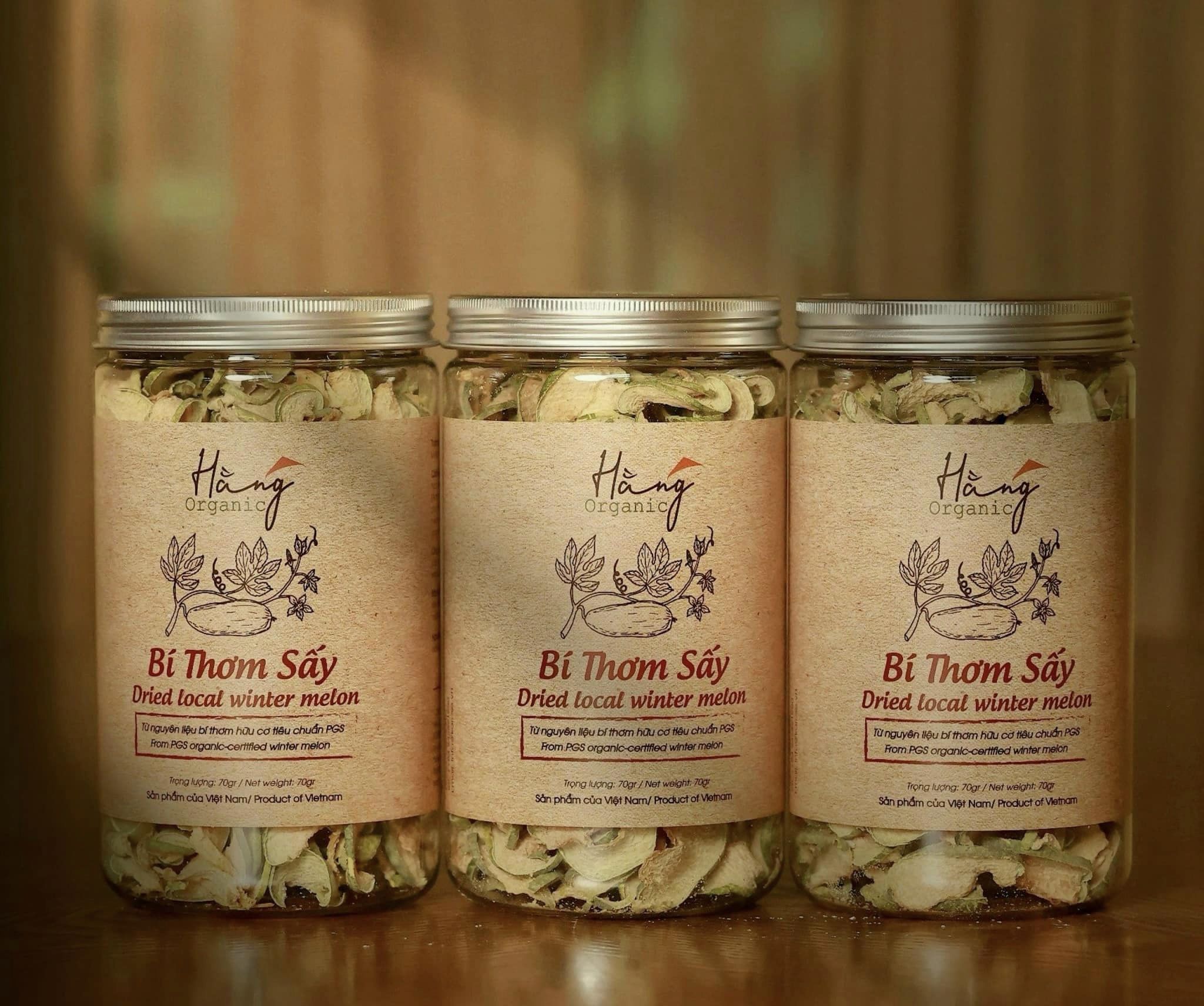 Bí thơm sấy hữu cơ Karose 70g (dried water melon)