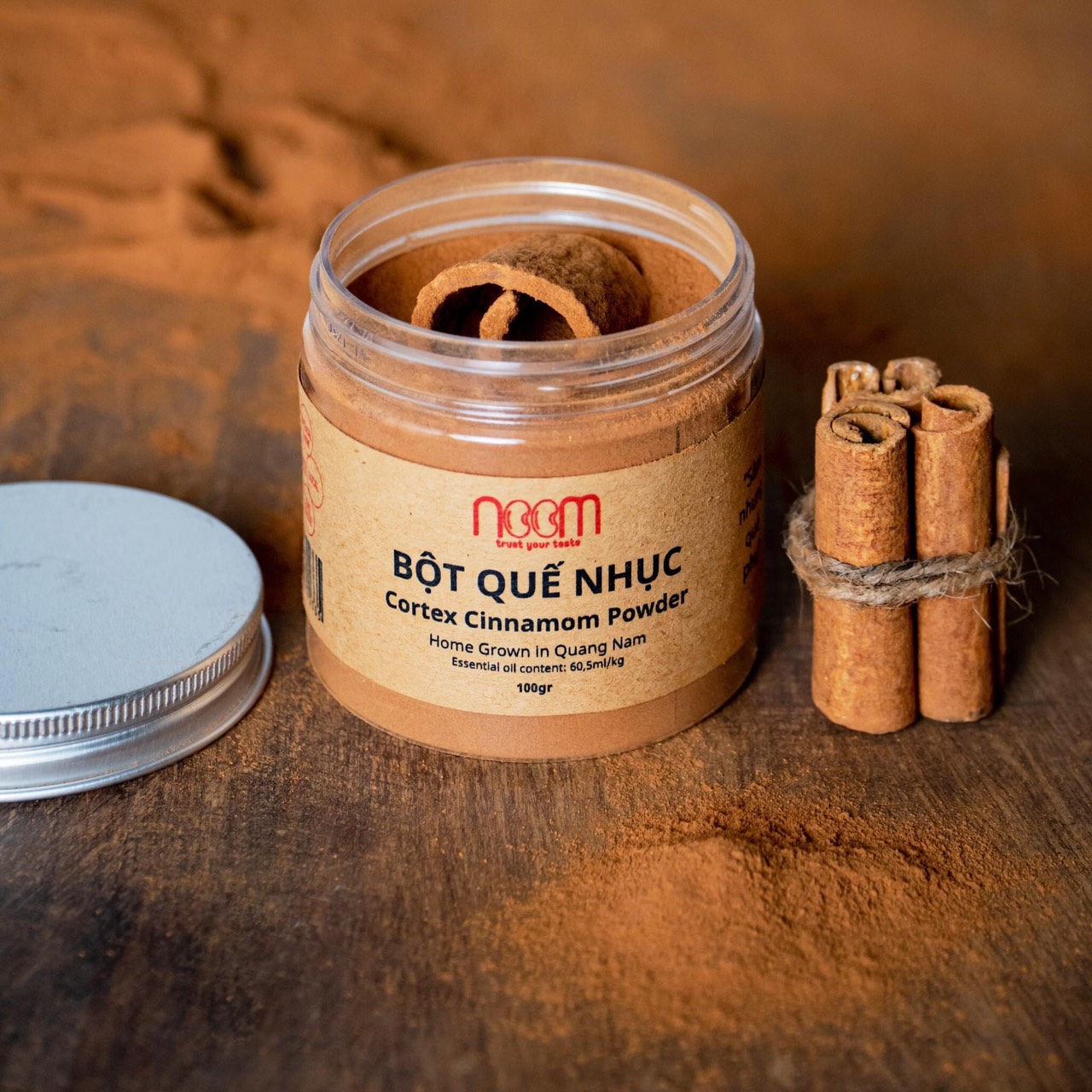 Bột Quế Nhục Noom (100% bột vỏ quế không da)