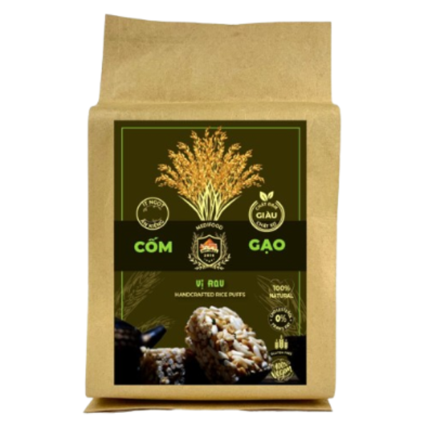 Bánh Cốm Gạo túi giấy  6 bánh - Medifood