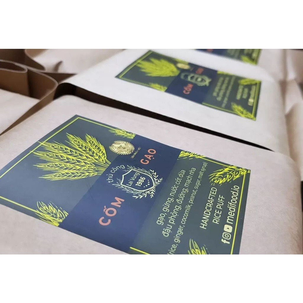 Bánh cốm gạo Medifood vị rau 209g