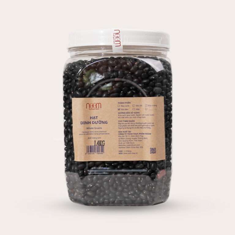 Đậu Tây Đen - Noom (100% giống thuần chủng, quy trình canh tác hữu cơ)