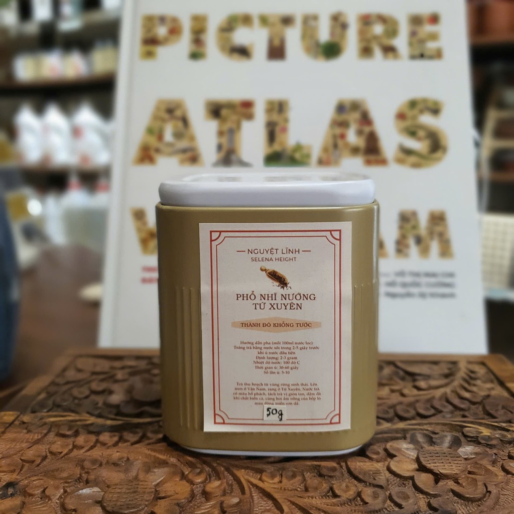 Trà Phổ Nhĩ Nướng - Tứ Xuyên (50g/100g)