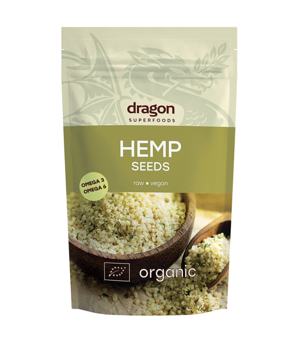 Hạt gai dầu hữu cơ Hemp Seed Organic Dragon Supperfoods 200g