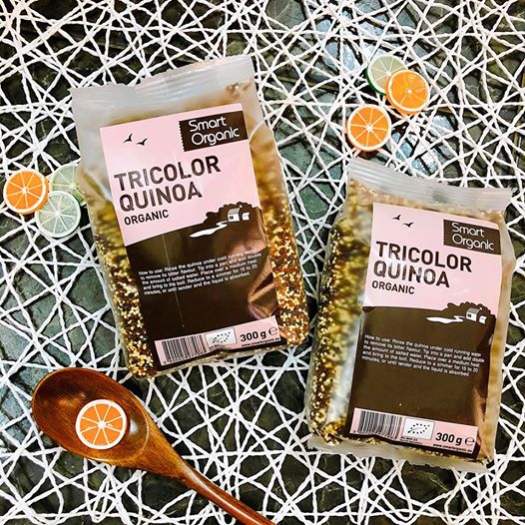 Diêm mạch Quinoa 3 màu hữu cơ 300g Smart Organic