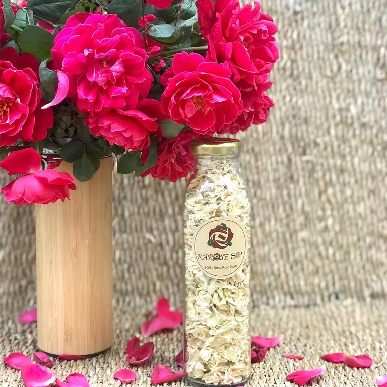 Cánh hoa hồng sấy hữu cơ (làm trà, chứng nhận USDA organic) - Karose Sip (15gr)