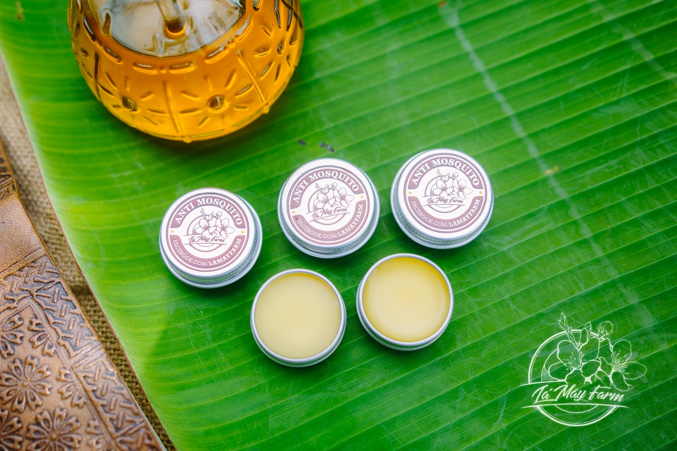 Kem chống muỗi (hũ thiếc 10g) - Lá Mây Farm