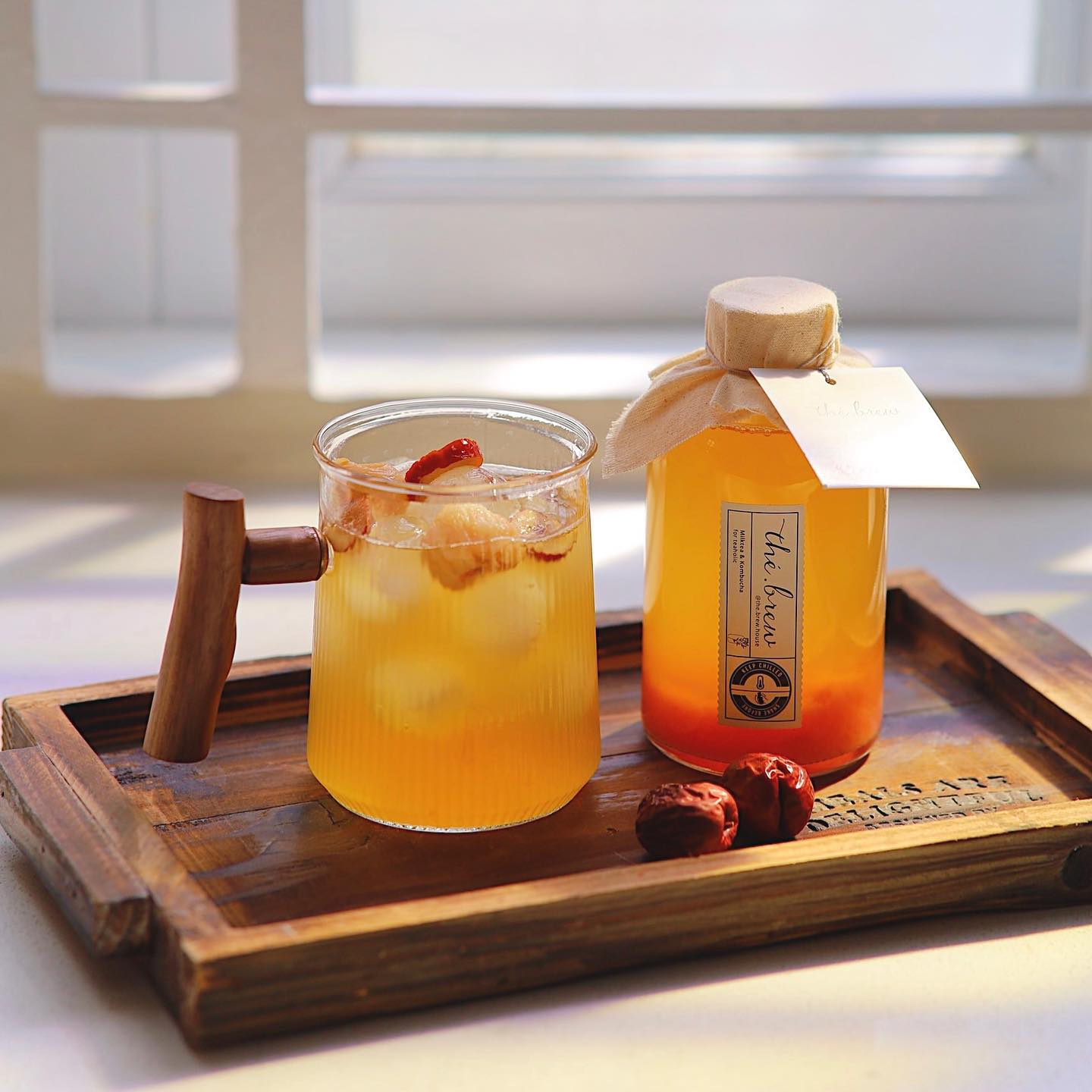 Nước uống trà Kombucha vị trái cây tươi - The Brew House (không hóa chất, chuẩn vị ngon)