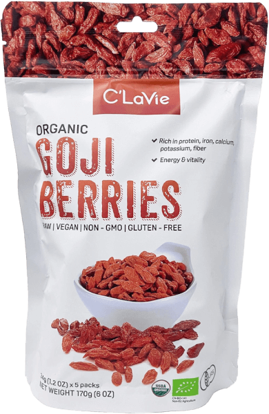 Kỷ tử hữu cơ C'Lavie 170g - Chứng nhận hữu cơ USDA, EU và JAS (Nhật Bản)