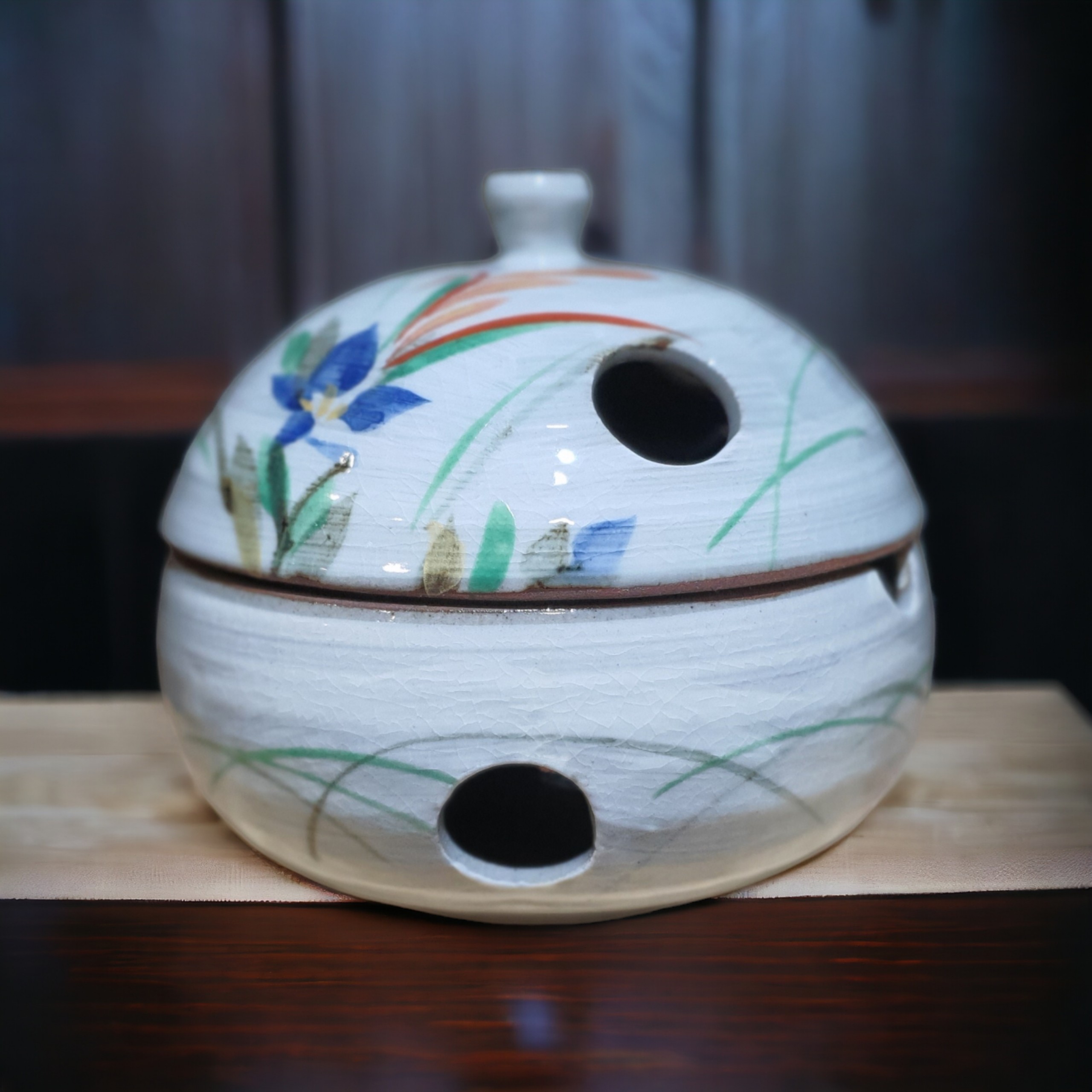 Lư & đế đốt nụ trầm, nụ thảo mộc, nụ quế (tặng 2 miếng chống cháy)