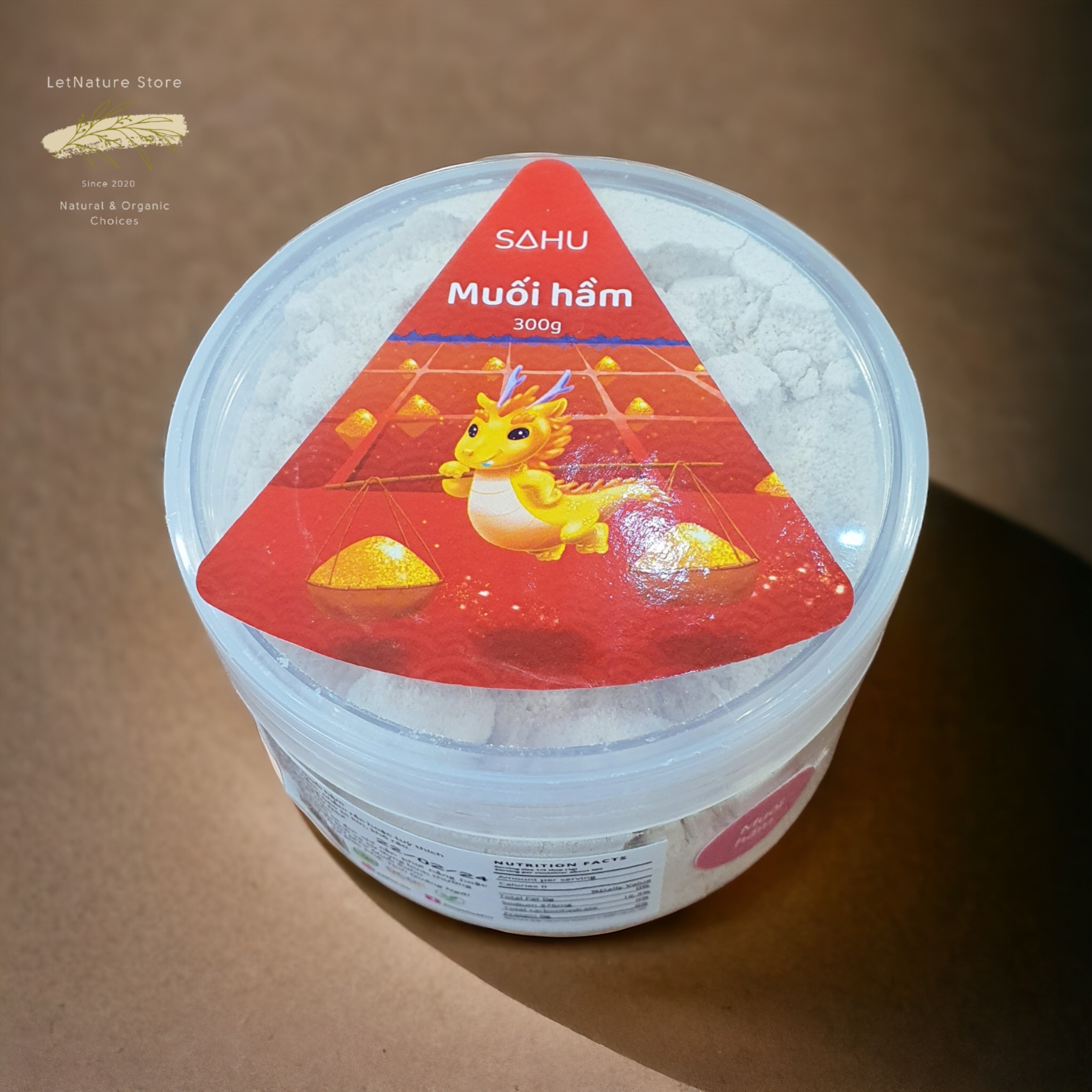 Muối biển truyền thống Sahu (muối hột, muối bọt, muối hầm, hoa muối, muối tre) - loại lớn