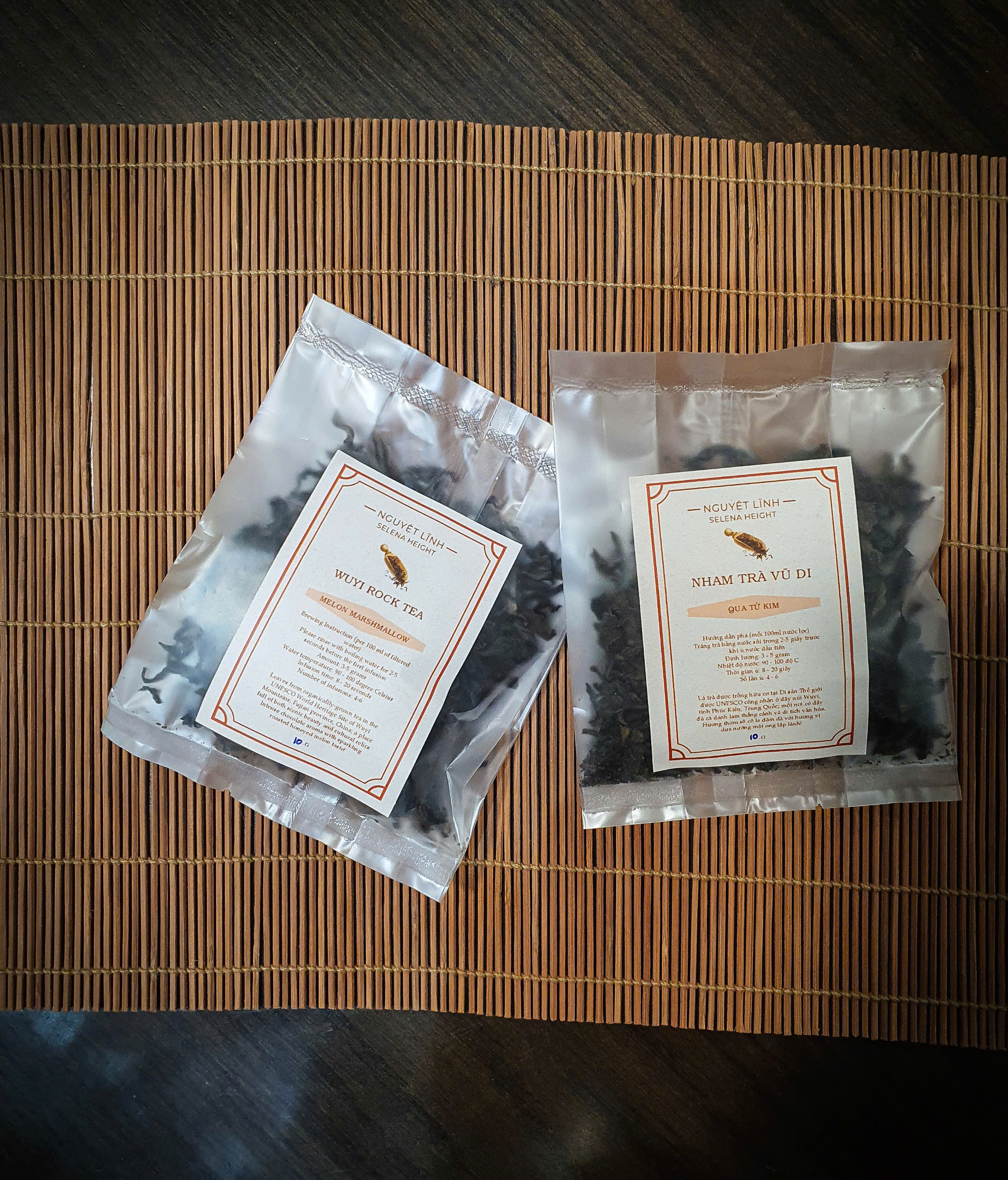 Nham trà Vũ Di (Qua Tử Kim) - Gói 10g & Hộp 36g