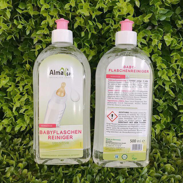 Nước rửa bình sữa hữu cơ 500ml  - Almawin