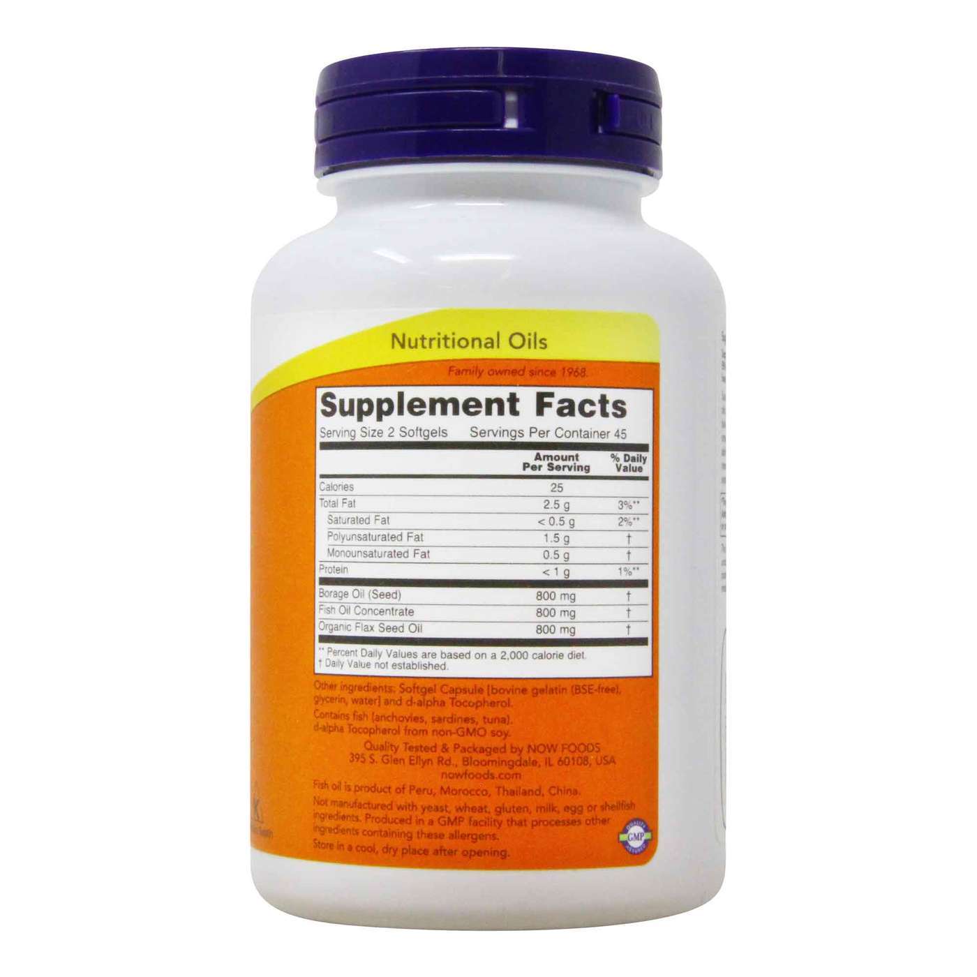Viên uống Now Super Omega 369 1200mg (180 Viên)