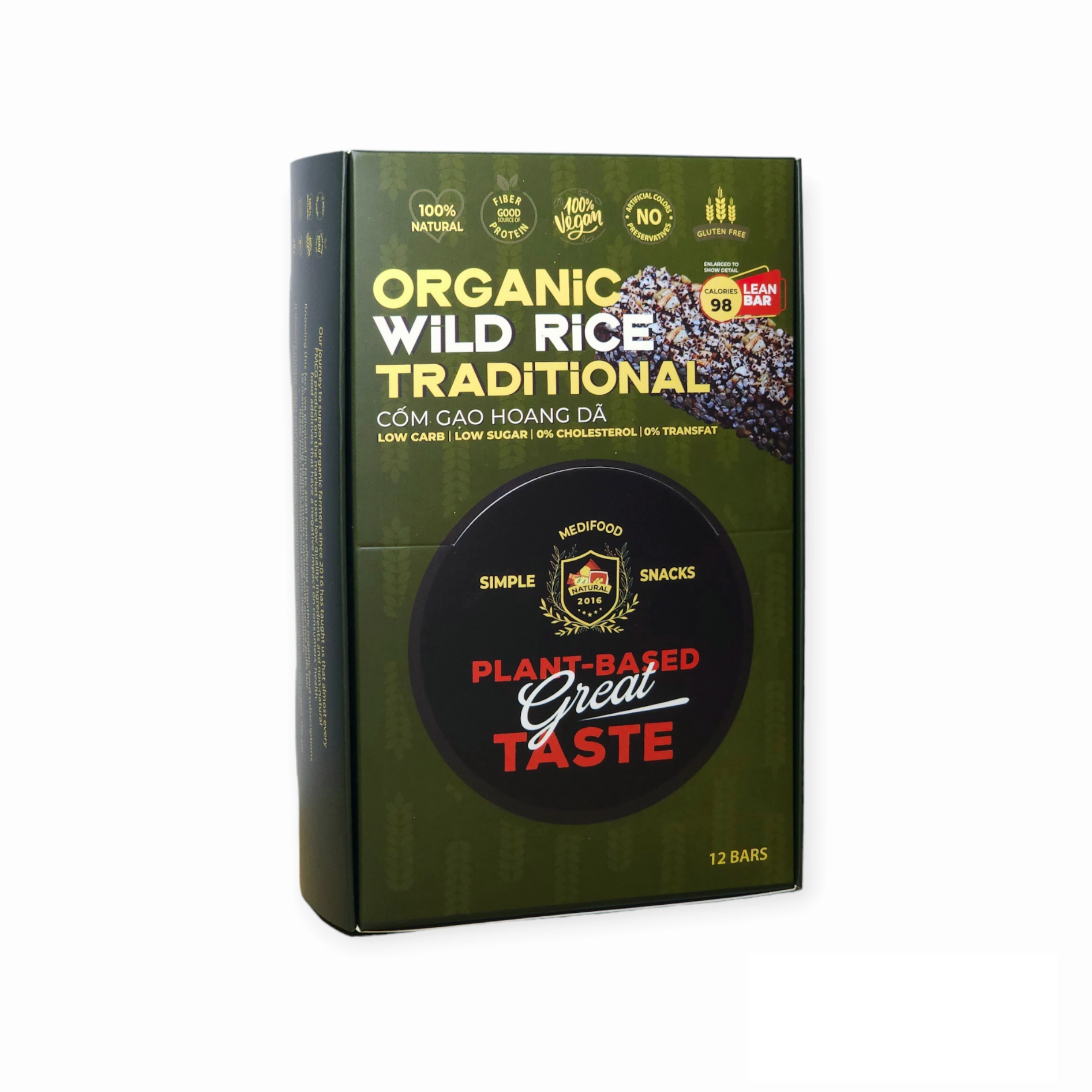 Thanh Cốm gạo đen hoang dã Medifood