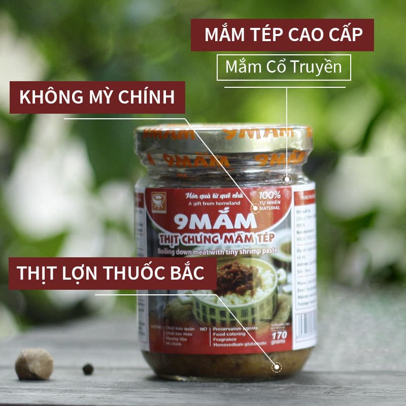 Thịt chưng mắm tép 170g - 9Mắm