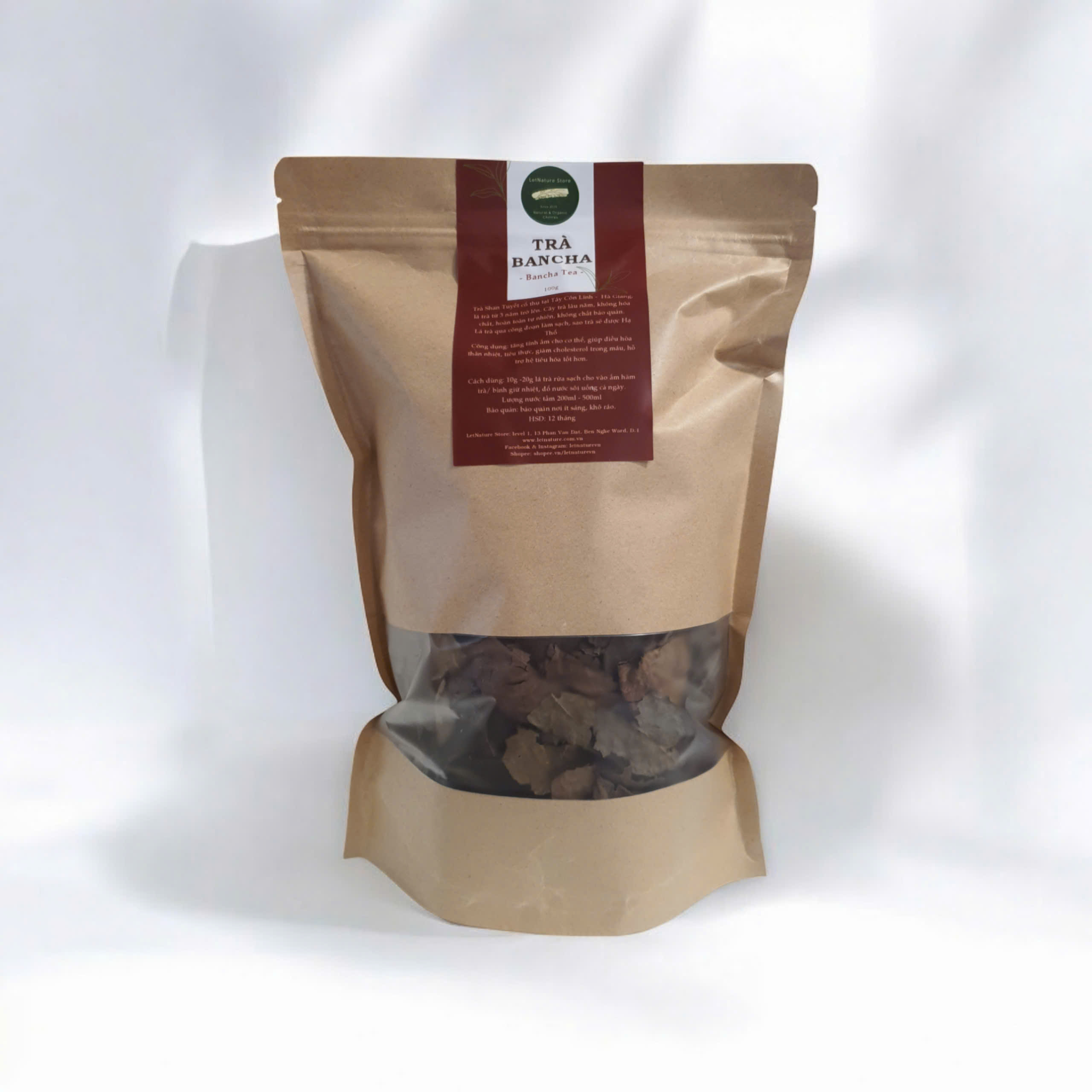 Trà Bancha 3 năm hạ thổ (trà Shan Tuyết cổ thụ Hà Giang) - 100g/200g/500g