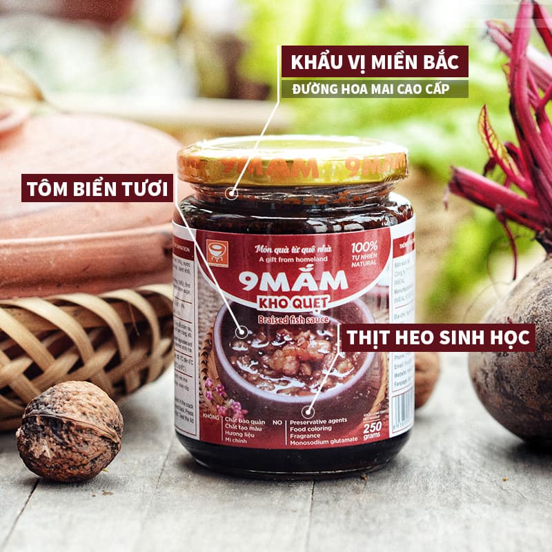 Kho quẹt 250gr - 9Mắm