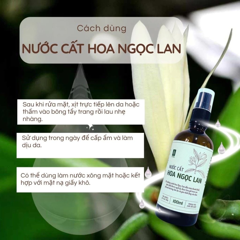 Nước cất Hoa Ngọc Lan 100ml - VietHerb