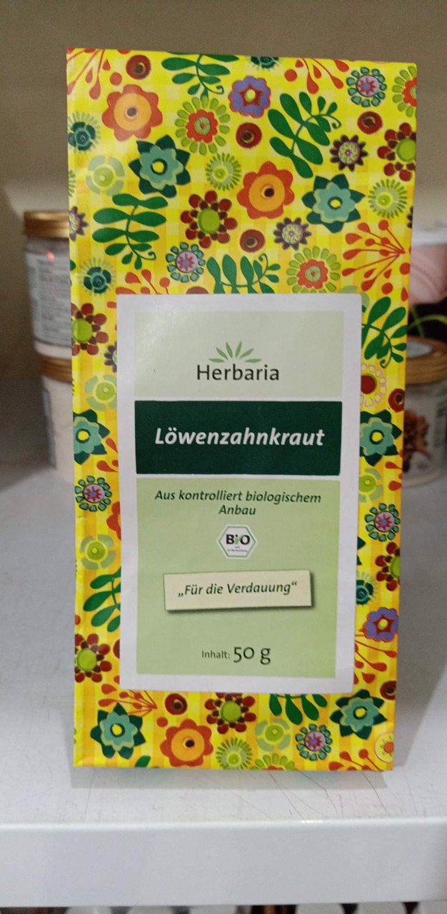 Trà bồ công anh hữu cơ raw Herbaria 50g