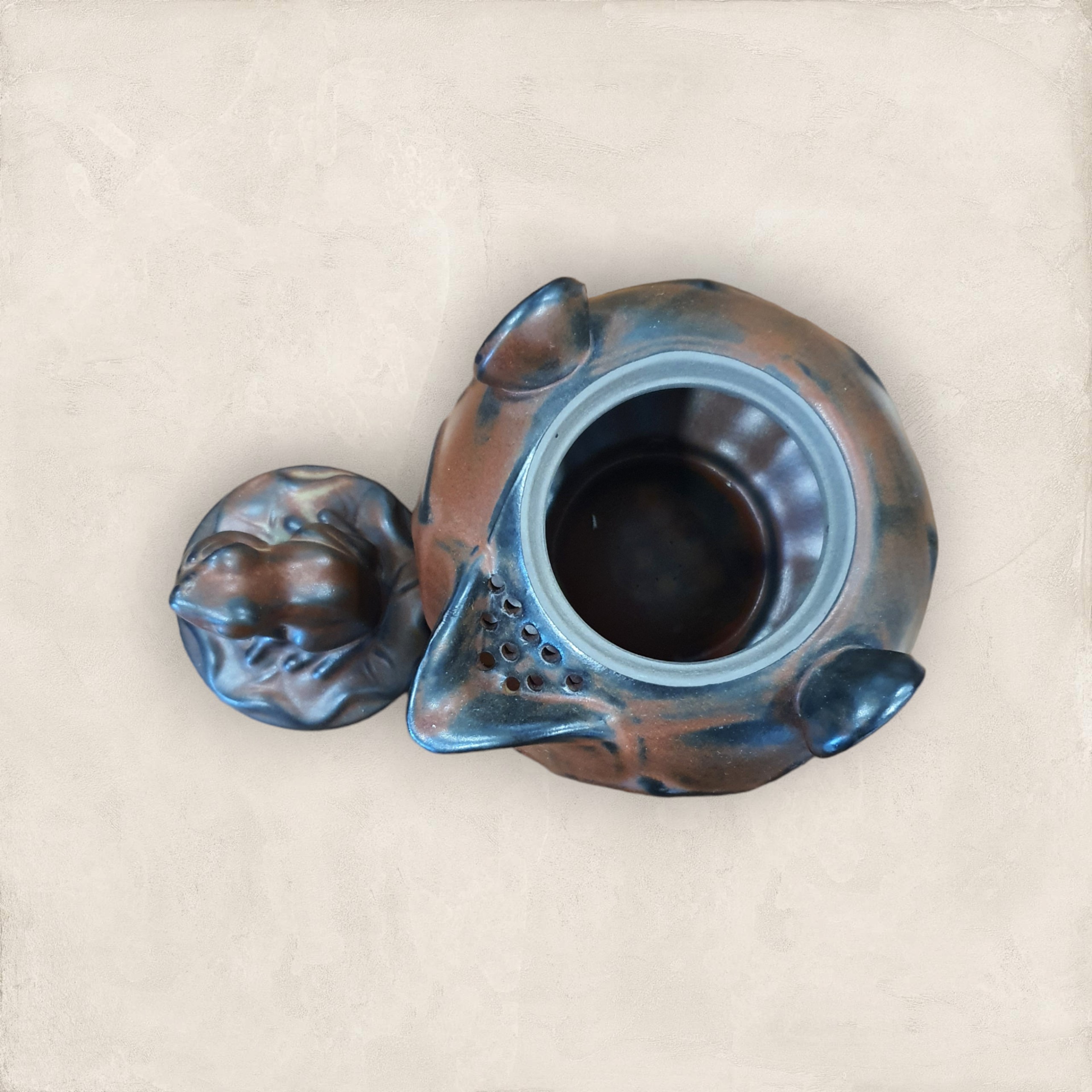 Ấm đất nung Nhật pha trà - vintage