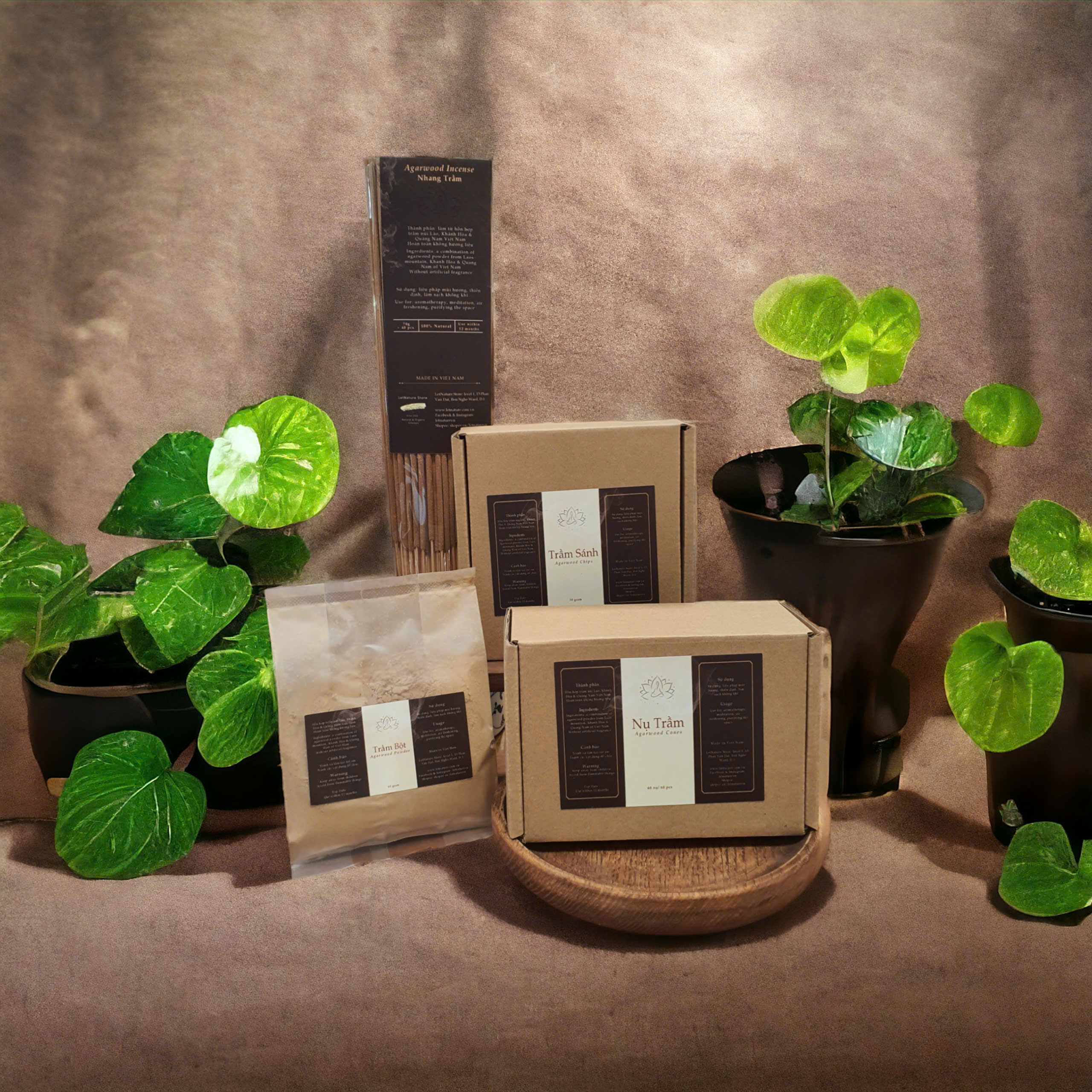 Trầm nụ, Trầm sánh, Trầm Bột, Nhang Trầm cao cấp (hương dịu, ngọt, thơm Trầm)