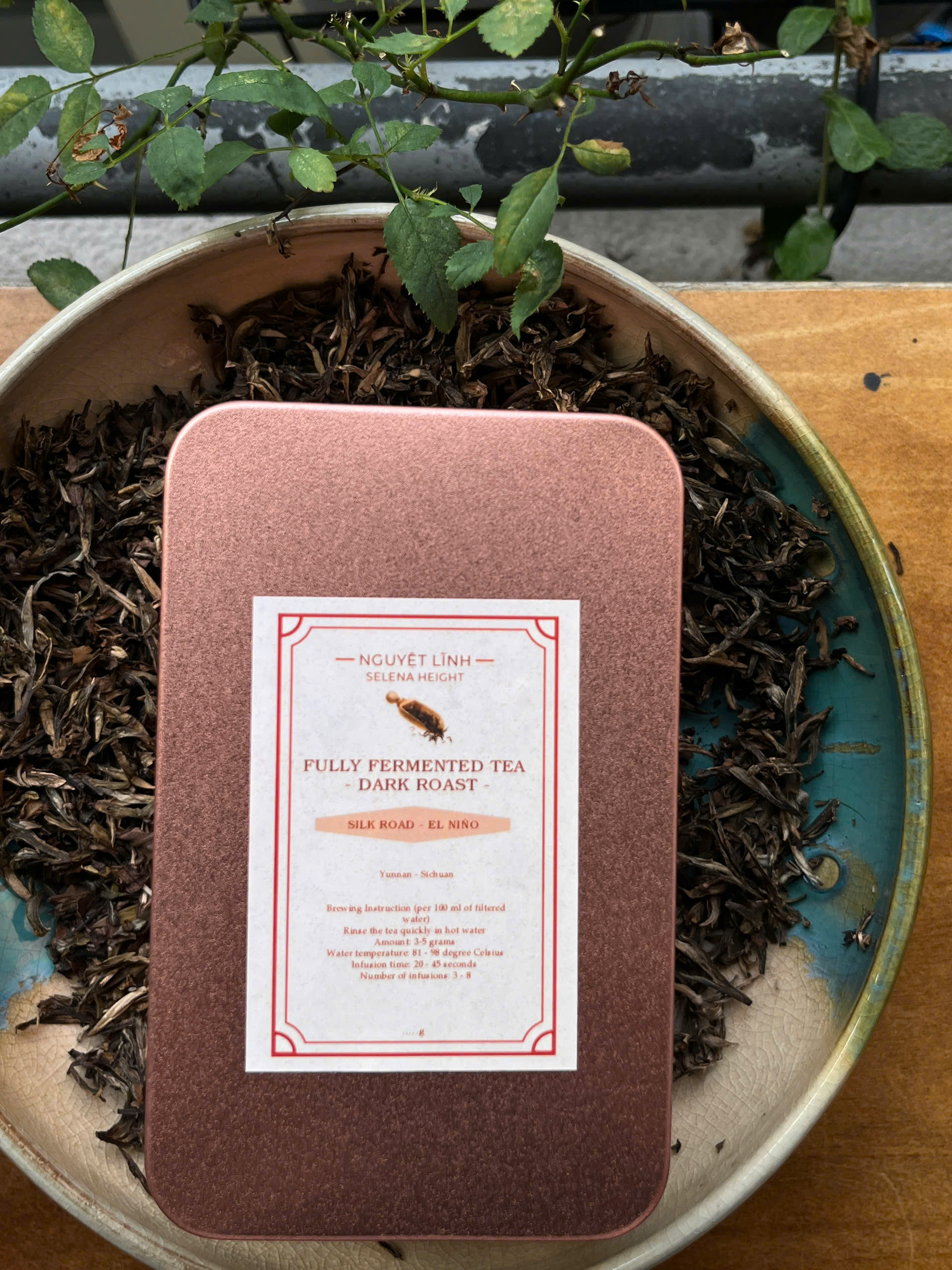TRÀ LÊN MEN TOÀN PHẦN NƯỚNG - FULLY FERMENTED TEA DARK ROAST