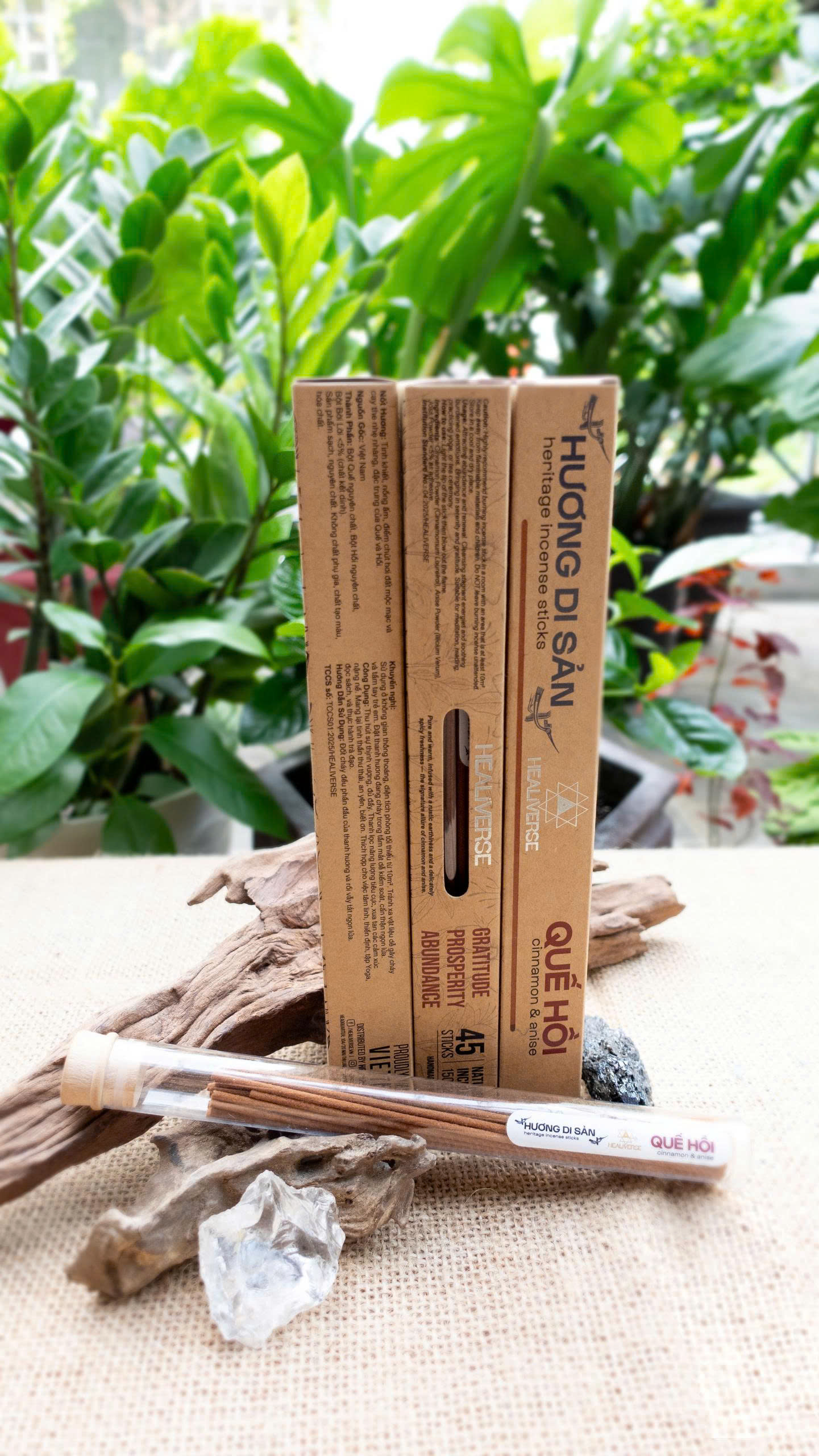 HƯƠNG DI SẢN QUẾ HỒI - Heritage Incense Sticks Cinnamon & Anise - Healiverse