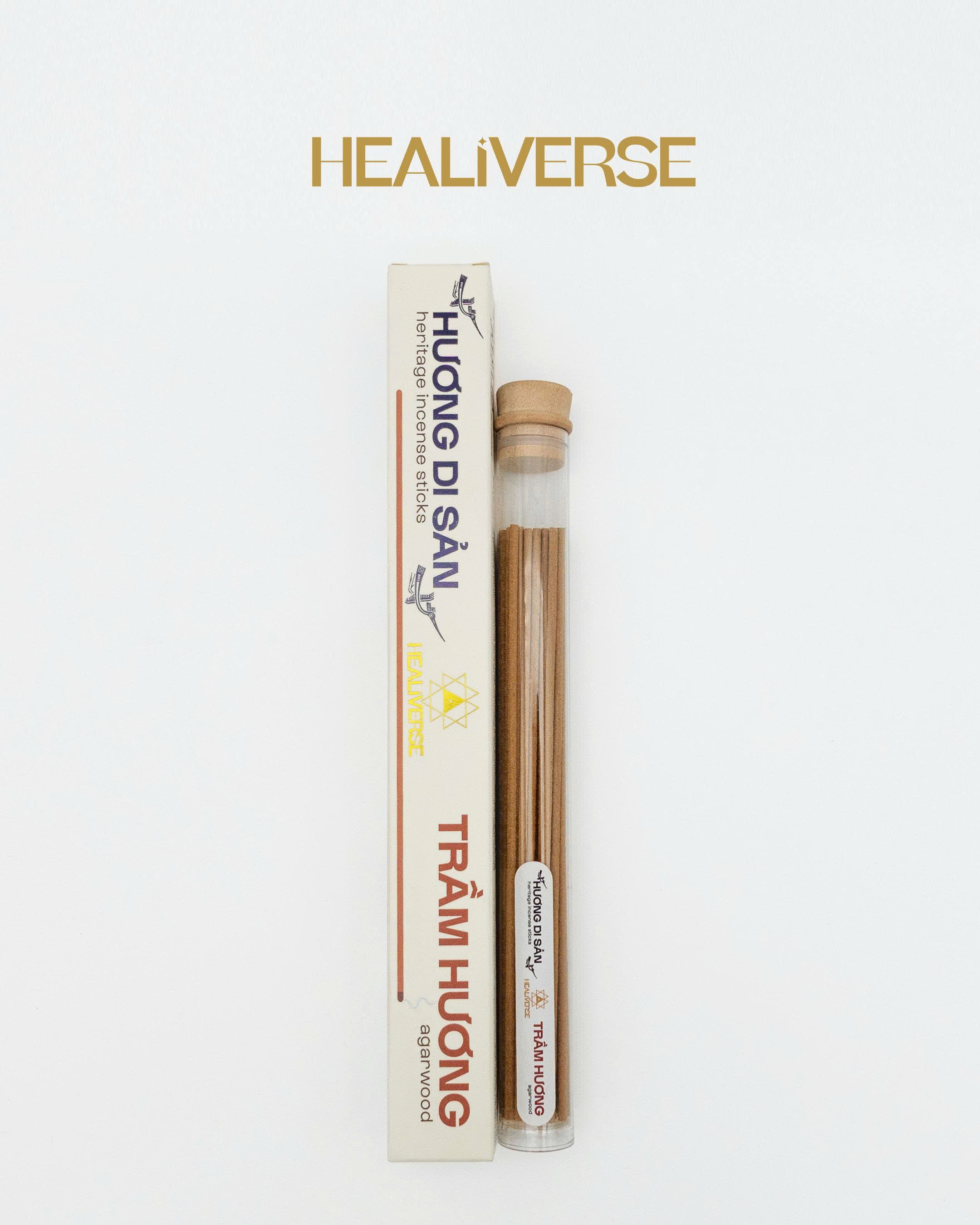 HƯƠNG DI SẢN TRẦM HƯƠNG - Heritage Incense Sticks Agarwood - Healiverse