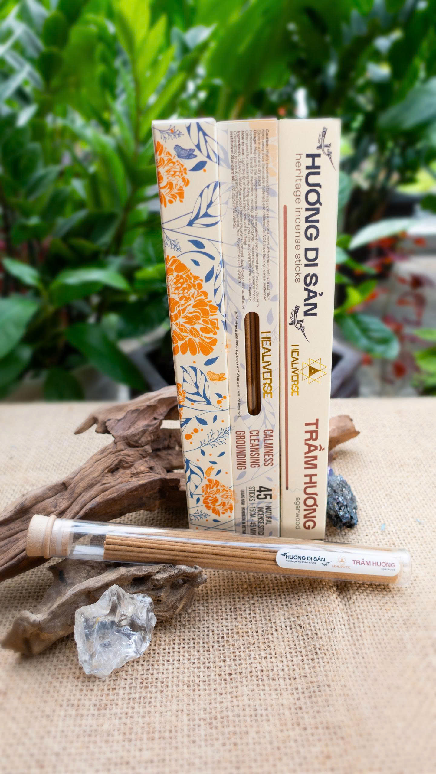 HƯƠNG DI SẢN TRẦM HƯƠNG - Heritage Incense Sticks Agarwood - Healiverse