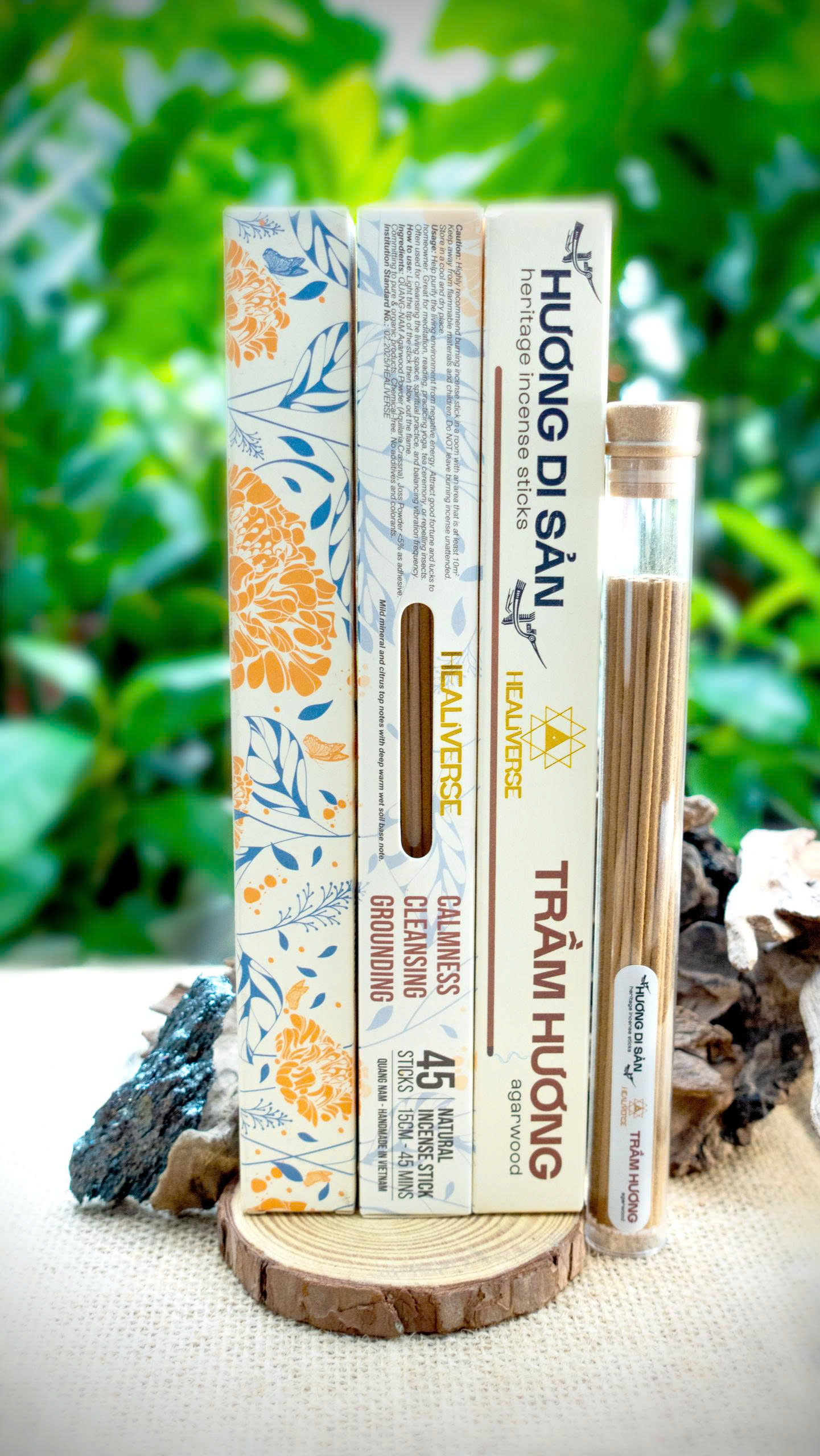 HƯƠNG DI SẢN TRẦM HƯƠNG - Heritage Incense Sticks Agarwood - Healiverse