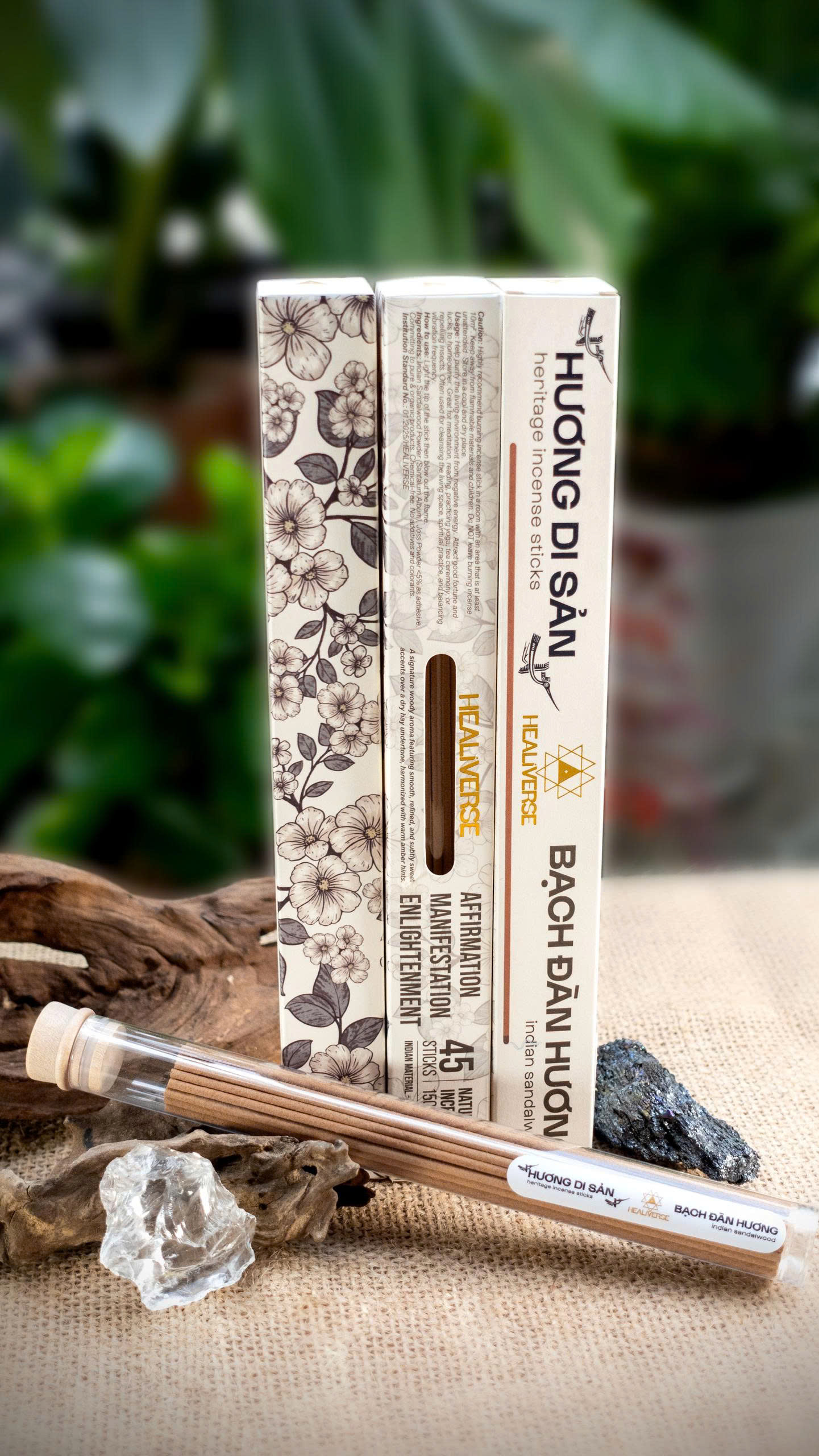 HƯƠNG DI SẢN BẠCH ĐÀN HƯƠNG - Heritage Incense Sticks Indian Sandalwood - Healiverse