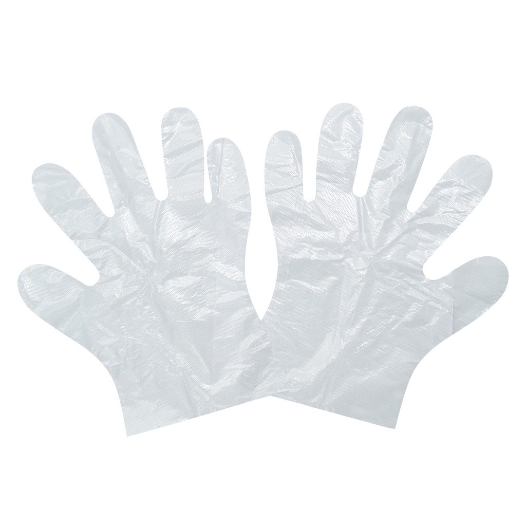 Bịch 100 Gram Găng Tay PE trong suốt dùng 1 lần, găng tay nấu ăn, bao tay dọn dẹp vệ sinh siêu dai A5331