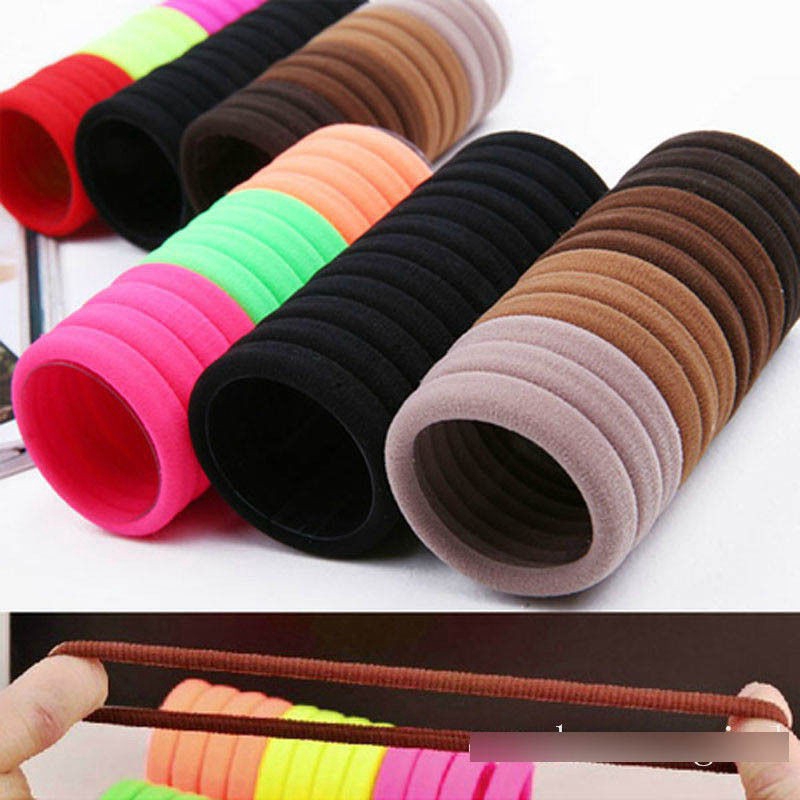 Sét 20 Dây Chun Buộc Tóc Siêu Xinh Đựng Trong Hộp Ống Trong Suốt Tiện Lợi A2242