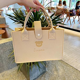 Túi Xách Gấu Nỉ 40x30CM Cute Dễ Thương A1564