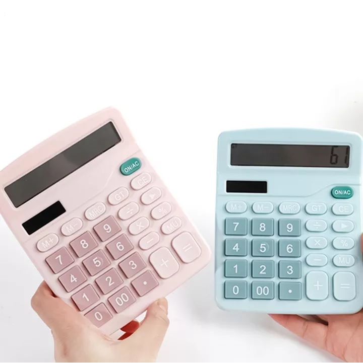 Máy Tính Cầm Tay Để Bàn 12 Số Sử Dụng Năng Lượng Hoặc Pin A1552