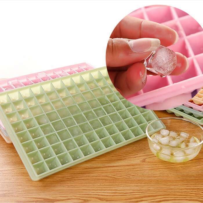 Khay Làm Đá Kim Cương 96 Ô, Khuôn Nhựa Làm Thạch 96 Viên Để tủ lạnh tiện lợi A5732