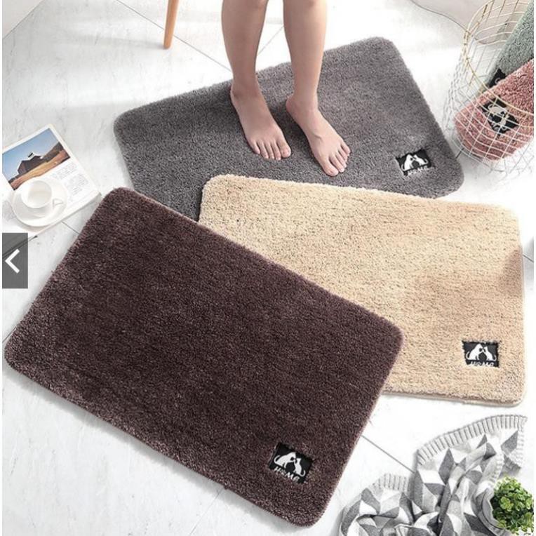 Thảm Lau Chân Nỉ Chống Trượt Thấm Hút Nước 40 X 60 CM  A1062
