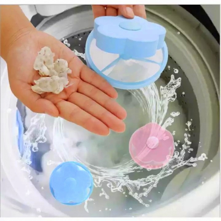 Phao Lọc Cặn Bẩn Máy Giặt, Túi Lọc Gom Rác Lồng Máy Giặt A3833