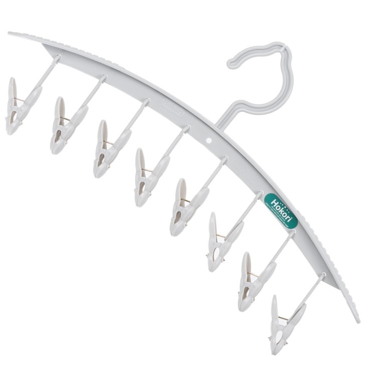 Thanh Móc 8 Kẹp Nhựa Hokori Móc Kẹp Phơi Đồ Chống Gió Thổi Bay Phơi Tất Vớ, Đồ Lót, Quần Áo Trẻ Em A3712