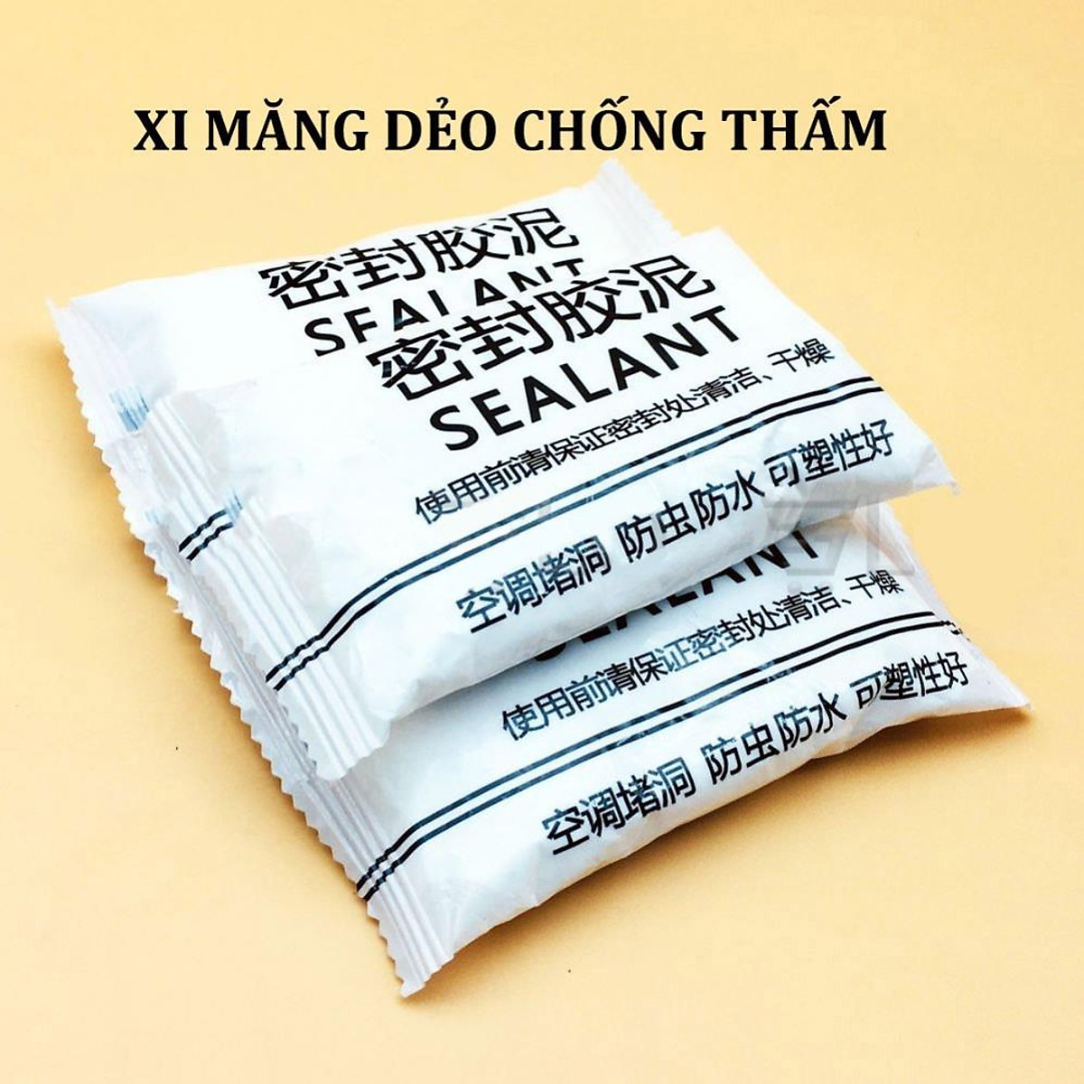Keo Xi Măng Trắng Dẻo Bịt Lỗ Điều Hoà, Đường Ống Nước Siêu , Keo Dán Lỗ Tường Bằng Xi Măng A5223