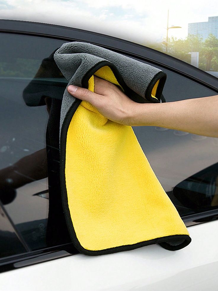 Khăn Vàng 25x25cm Lau Đa Năng Màu Vàng Lau Ô Tô Xe Hơi lau bếp lau kính lau tay 2 lớp siêu sạch siêu thấm hút A5131